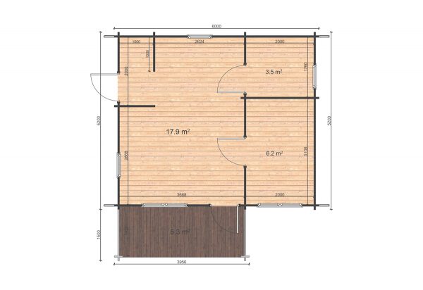 Hakan A 6x5,2 floor plan