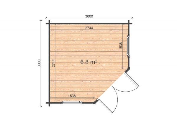 Lukne 3x3 floor plan