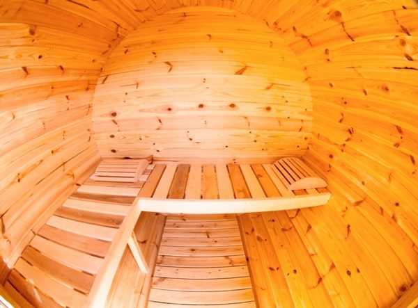 sauna barrel 1.7m inside